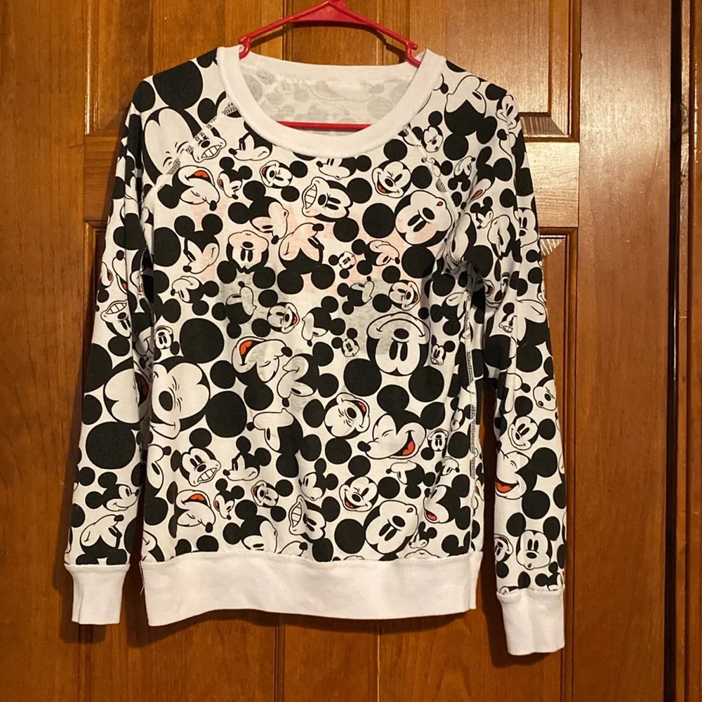 Disney Mickey Mouse Reversible White Sweatshirt & Joggers Set - Picture 4 of 12